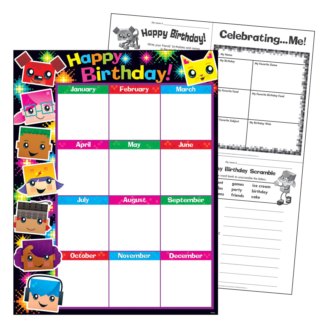 BlockStars!® Birthday Chart