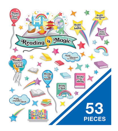 Reading Is Magic Bulletin Board Set - 58 pieces