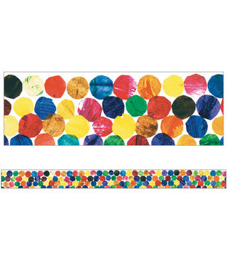 The Very Hungry Caterpillar Dots Straight Borders
