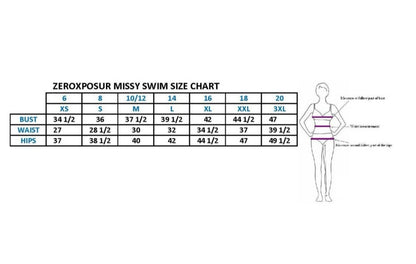 Ladies O-Ring Action Tankini Swimwear - Sakura
