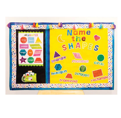 World of Eric Carle Shapes Mini Bulletin Board Set - 32 pieces