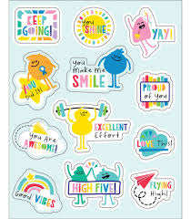 Happy Place Motivational Stickers. 72 ct.