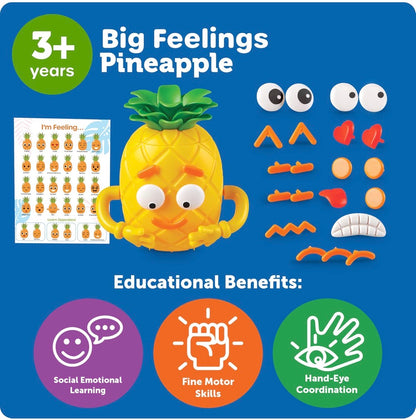 Learning Resources Big Feelings Pineapple - Social-Emotional Learning Toy. 30 pieces.  Ages 3+
