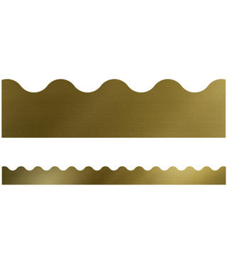 Gold Foil Scalloped Borders