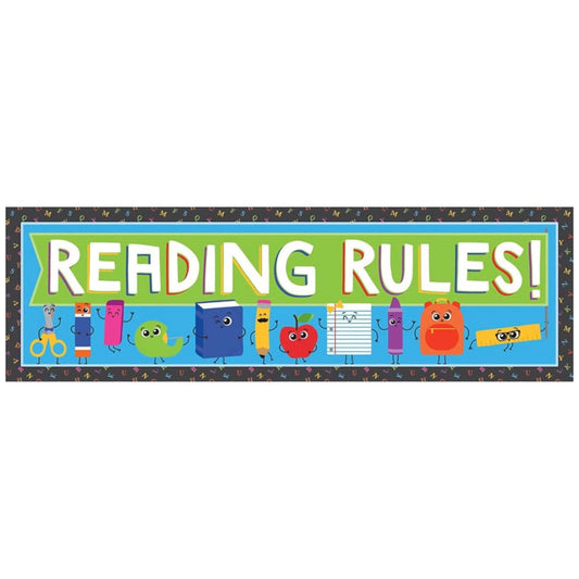 School Tools Eading Rules Bookmarks. 30ct.