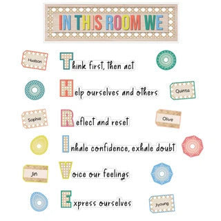 True to You In This Room We Thrive Bulletin Board Set - 62 pieces
