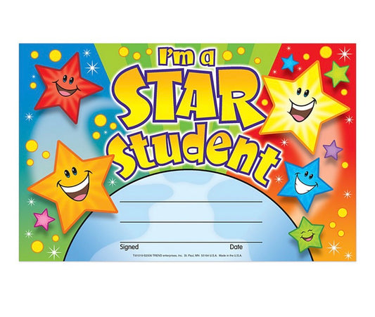 I'm a Star Student Awards. 30 ct