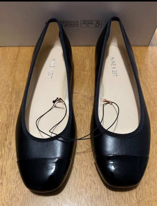 Nine West Ballet Flats. Size 9.  Black