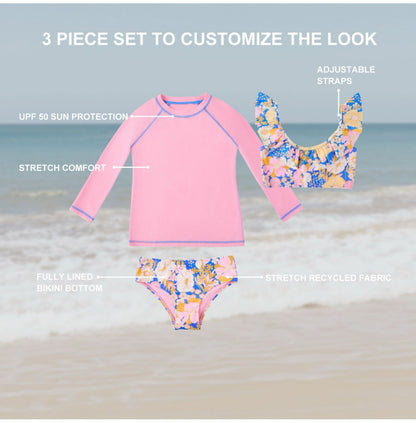 Member’s Mark 3-piece swim set.  Size 2T