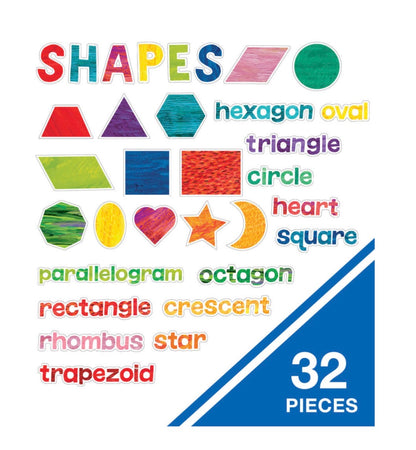 World of Eric Carle Shapes Mini Bulletin Board Set - 32 pieces