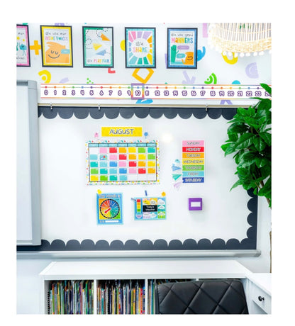 Colorful Number Line -20–120 Bulletin Board Set - 42 pieces