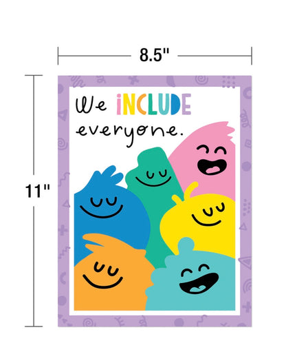 Rules for a Happy Class Mini Poster Set. 14 pieces.
