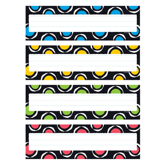 Bold Strokes Variety Pack Name Plates - Circles. 32 ct