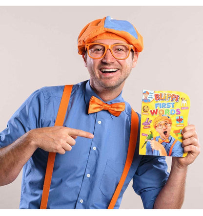 Blippi First Words Board Book – 60+ Early Learning Words for Toddlers