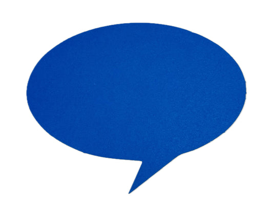 Paper Cut-Outs - Speech Bubble. 32 pieces