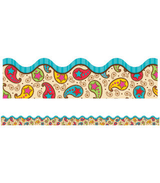 Paisley Power Scalloped Borders
