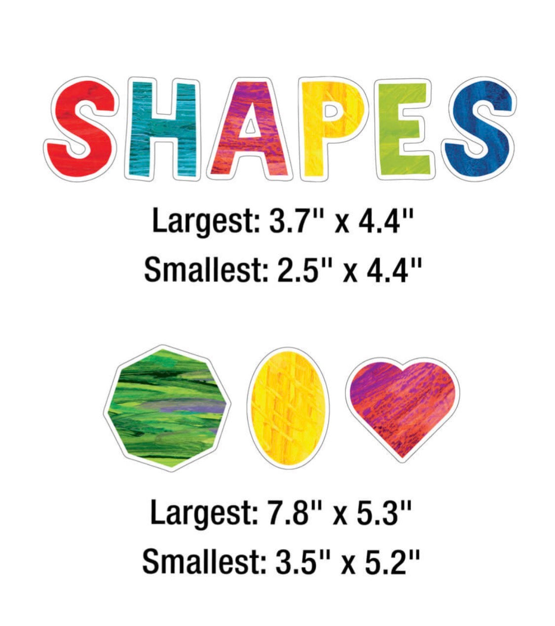 World of Eric Carle Shapes Mini Bulletin Board Set - 32 pieces