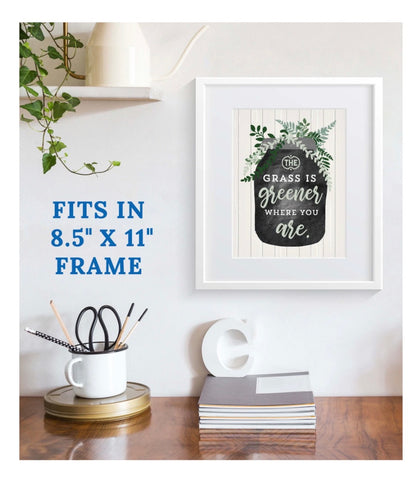 Farmhouse Motivational  Poster Set - 12 posters