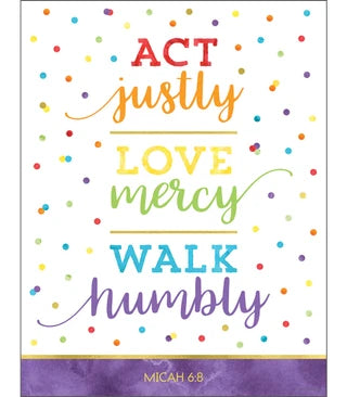 Act Justly Love Mercy Walk Humbly Chart