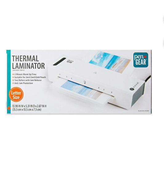 Pen+Gear 9” Thermal Laminator - White