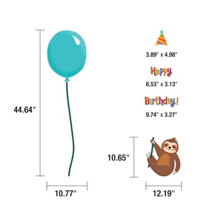 One World Birthday Bulletin Board Set - 28 pieces