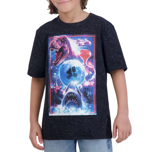 Unisex Kids Universal T-Shirt. Black.  XL(14/16)