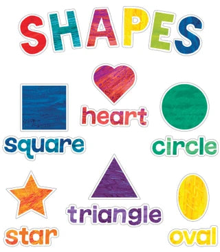 World of Eric Carle Shapes Mini Bulletin Board Set - 32 pieces