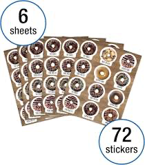 Industrial Cafe Donuts Motivational Stickers