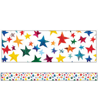 The World of Eric Carle Sparkling Stars Straight Borders