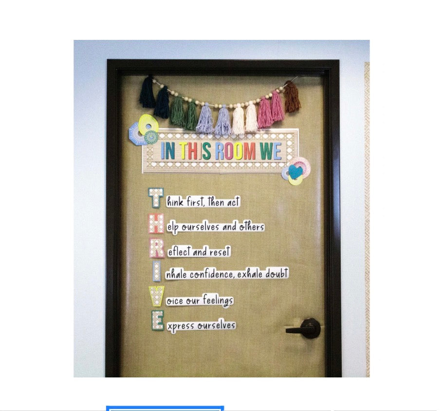 True to You In This Room We Thrive Bulletin Board Set - 62 pieces
