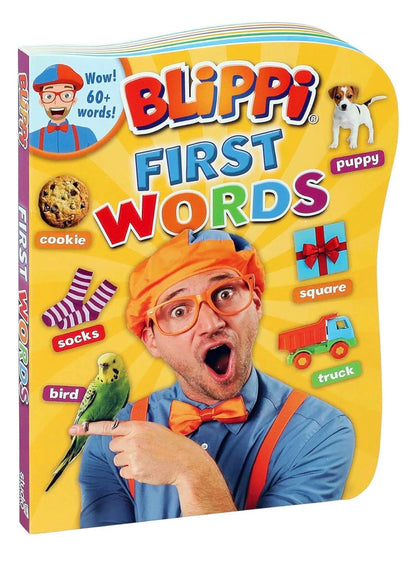 Blippi First Words Board Book – 60+ Early Learning Words for Toddlers