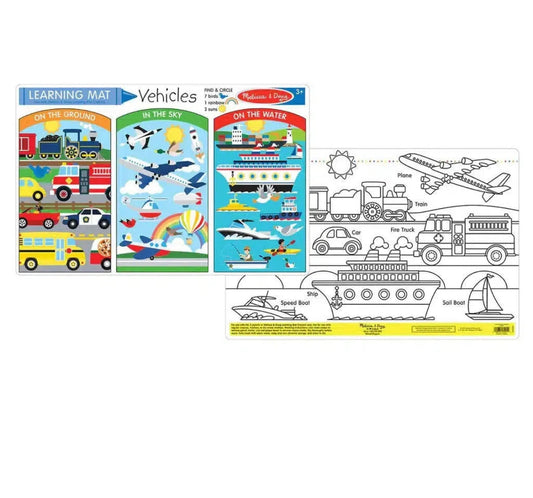 Melissa & Doug Vehicles Learning Mat