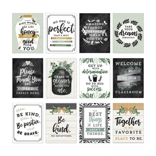 Farmhouse Motivational  Poster Set - 12 posters