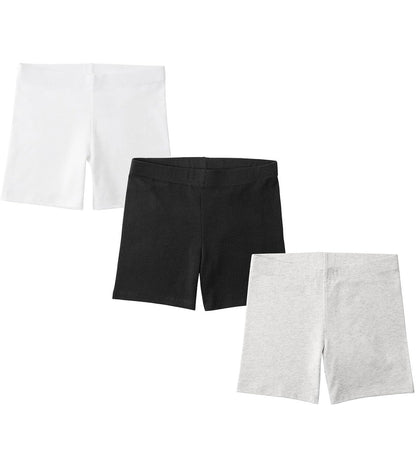 Girls 3-Pack Cartwheel Shorts. XS(4/5)