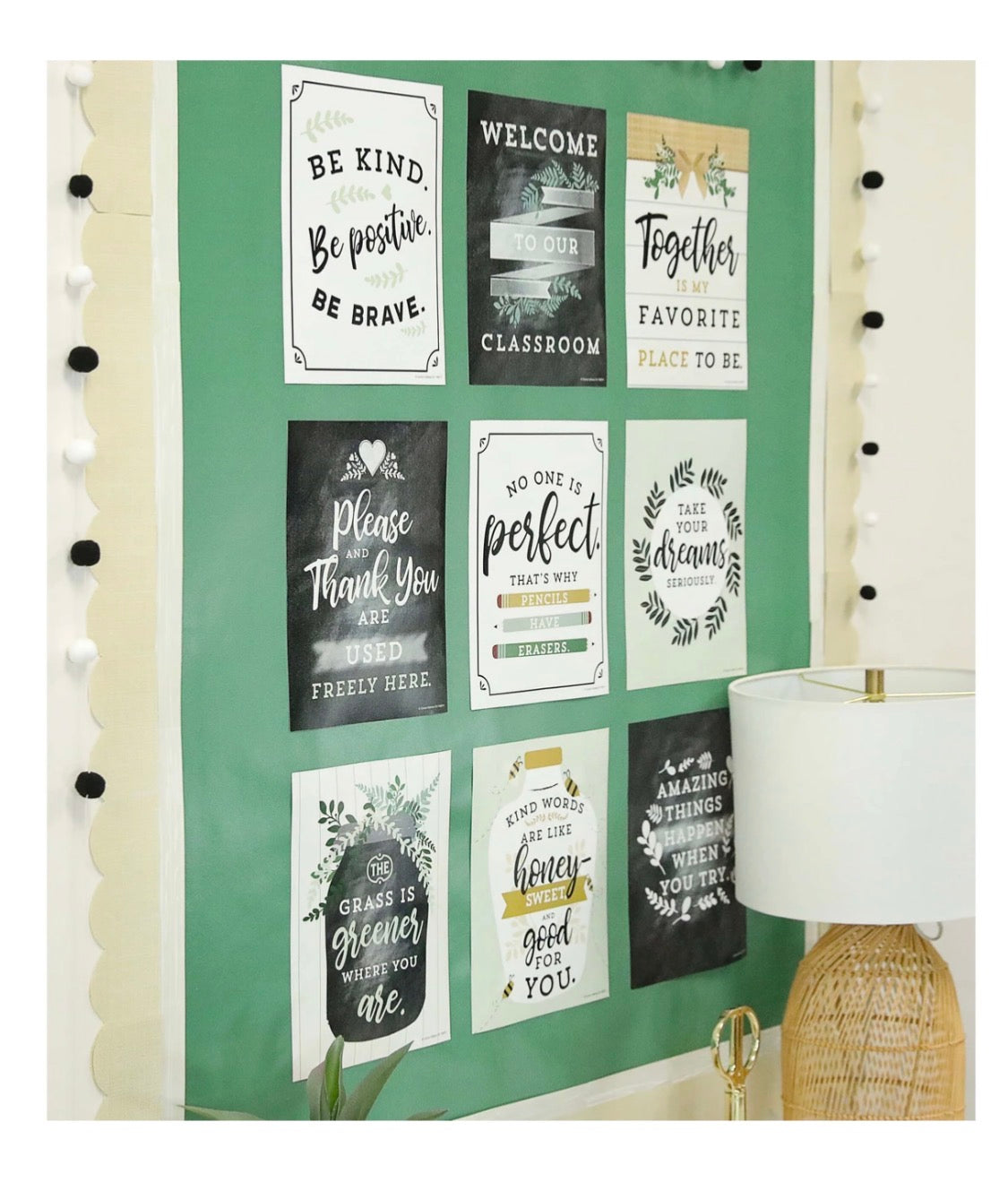Farmhouse Motivational  Poster Set - 12 posters