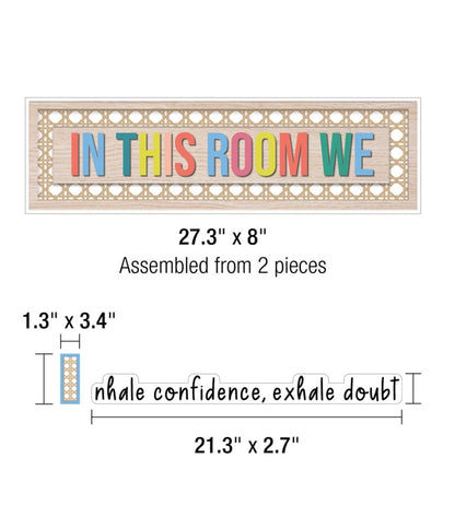 True to You In This Room We Thrive Bulletin Board Set - 62 pieces