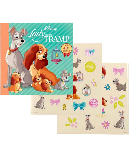 Disney Classic: Lady and the Tramp Storybook with Stickers. 8” x 8”