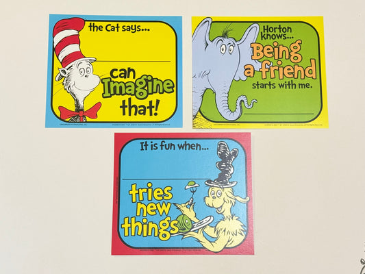 Dr. Seuss Large Room Decor. 18 pieces