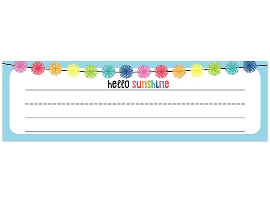 Hello Sunshine Nameplates. 36ct