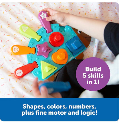 LR Spike the Fine Motor Hedgehog Puzzle Playmate   11 pieces. 18m+
