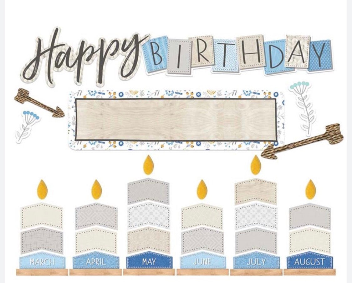 A Close-Knit Class Birthday Bulletin Board