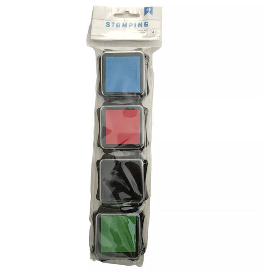 Mini Stamp Pads. 4 pieces.