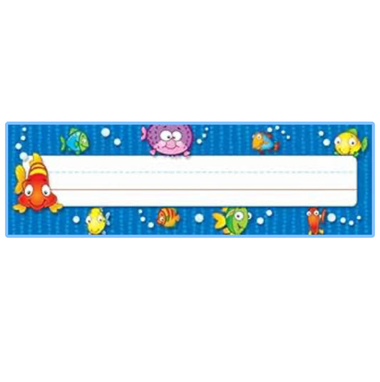 Fish Nameplates. 36ct