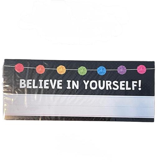 Believe in Yourself! Name Plates. 15 ct