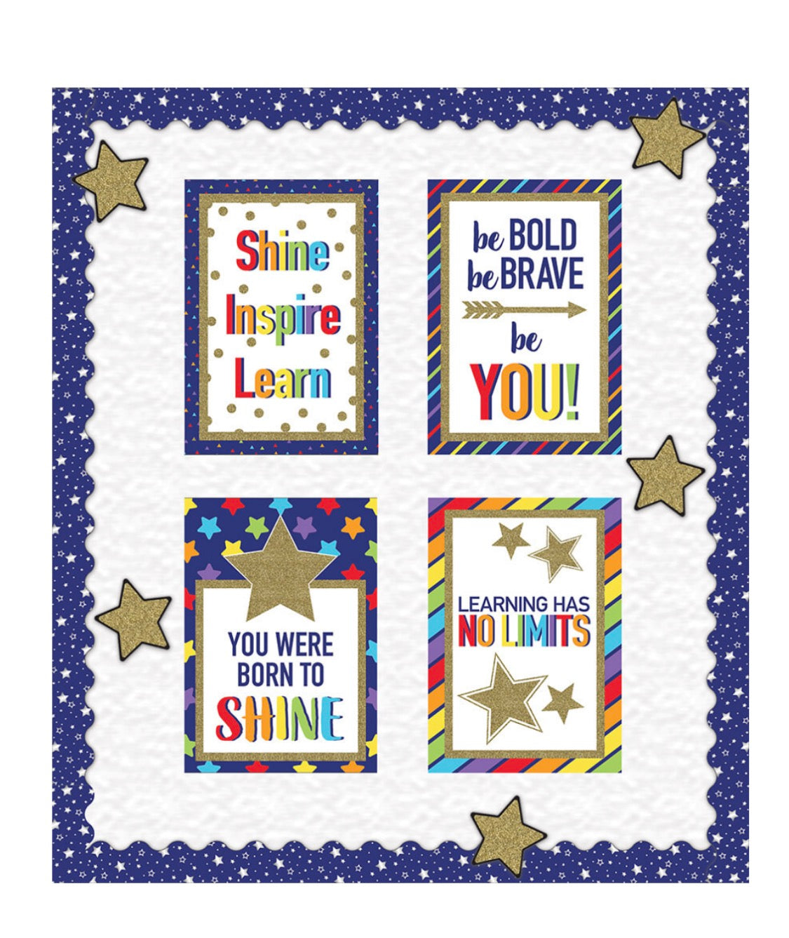 Be Bold Be Brave Be You! Motivational Chart