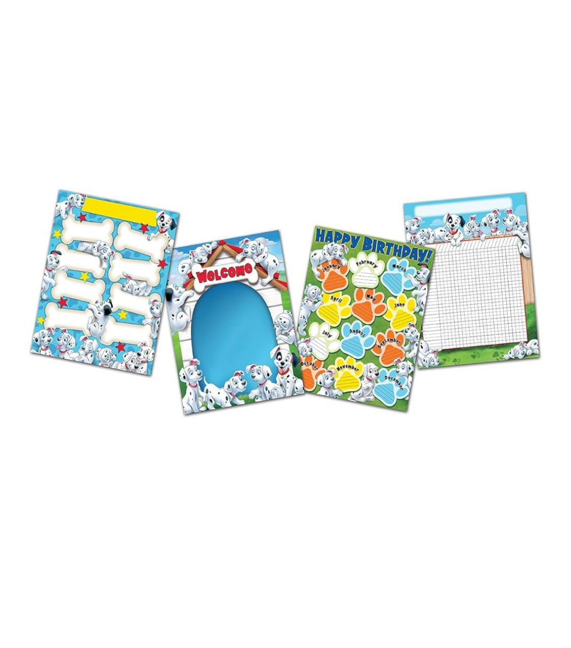 101 Dalmatians 4-piece Chart Set