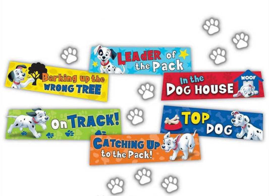 101 Dalmatians Bullet Board Set.  32 pieces