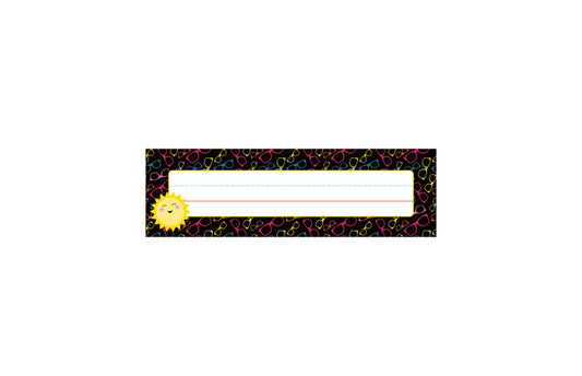 School Pop Name Plates. 36 ct