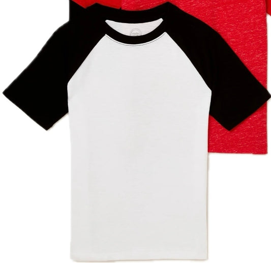 Boys' Raglan Short Sleeve T-Shirt.  Size: XS(4-5)