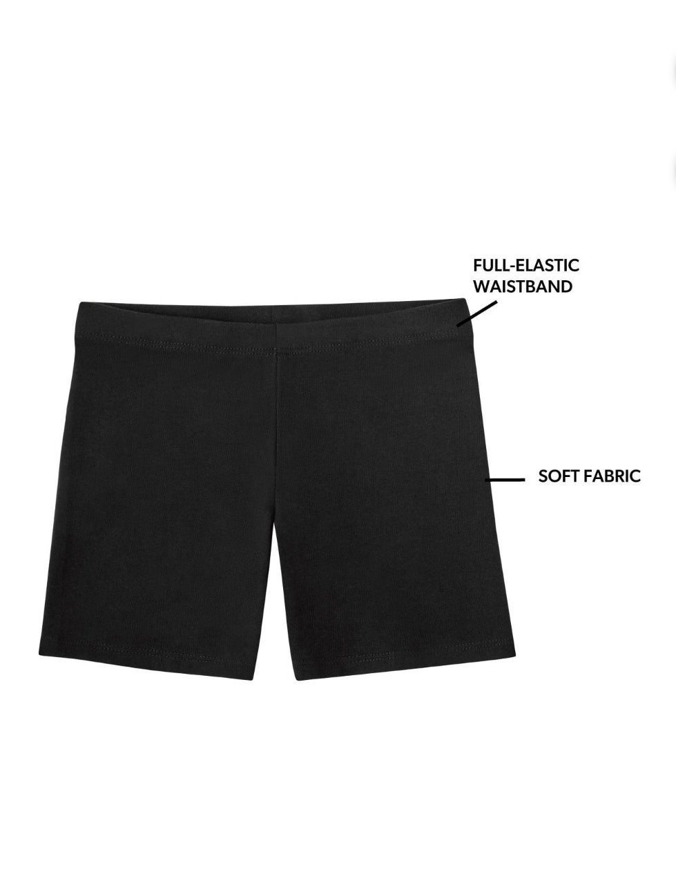 Girls 3-Pack Cartwheel Shorts. XS(4/5)